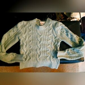 Sincerely Jules Juniors XS Sweater Light Bluish Green